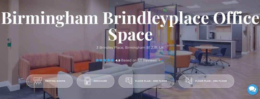 Landmark coworking spaces homepage