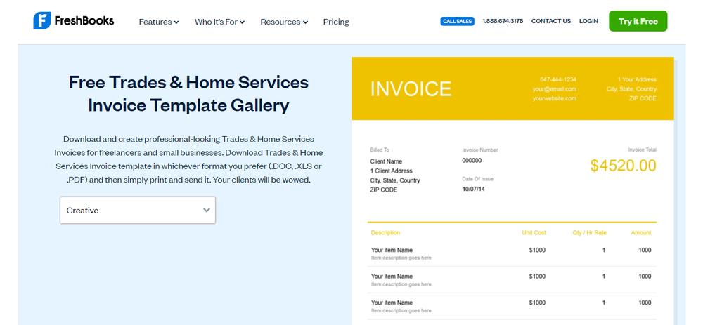 best invoicing software for self employed