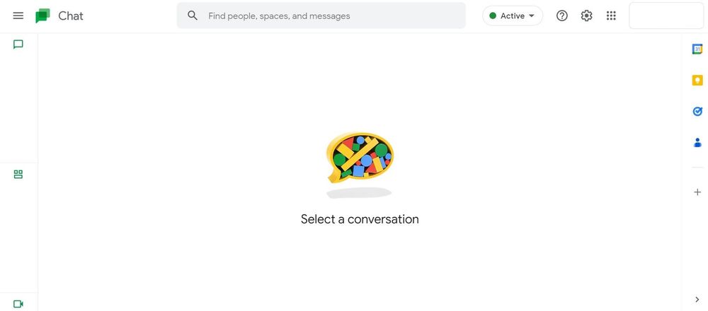 Hangouts Google homepage