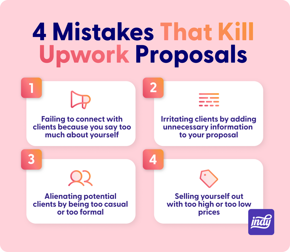 four mistakes that kill upwork proposals