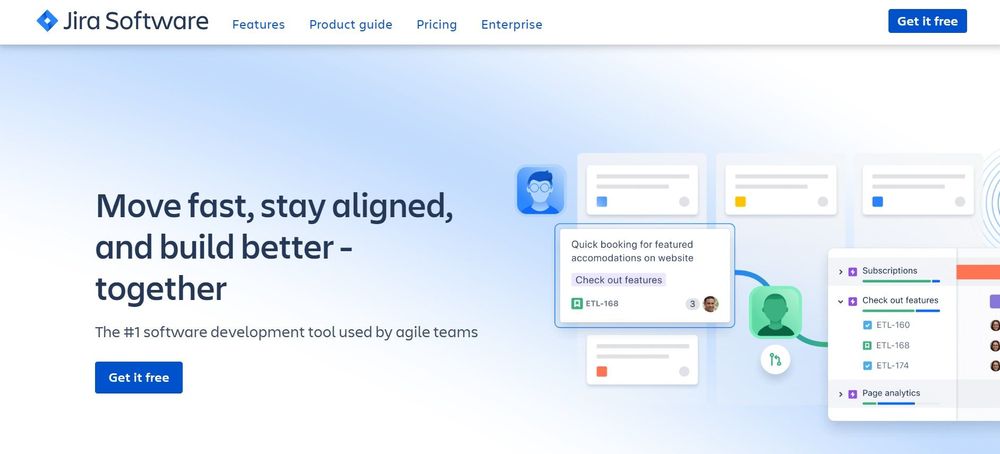 JIra software homepage