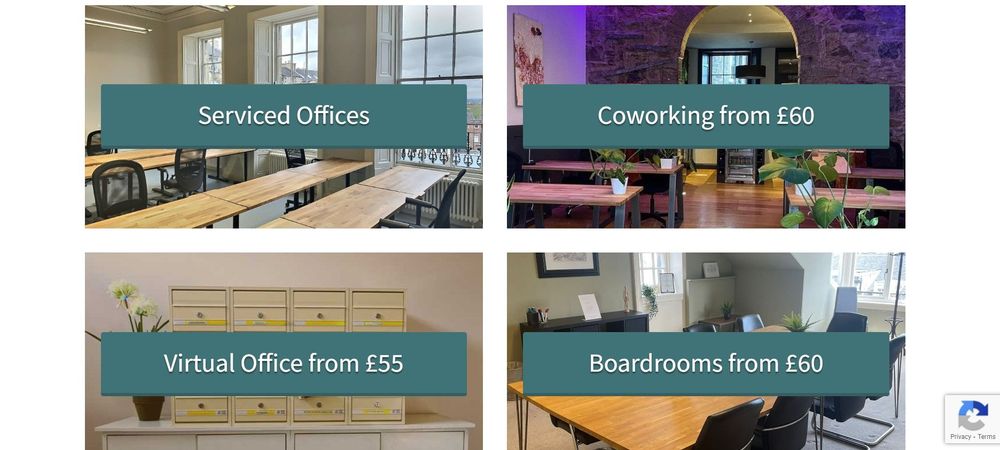 Kingsford office coworking space homepage
