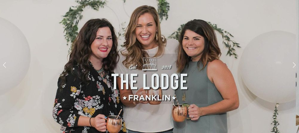 The Lodge Franklin coworking space homepage