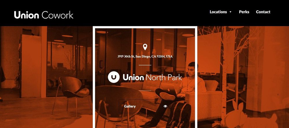 Union Cowork homepage