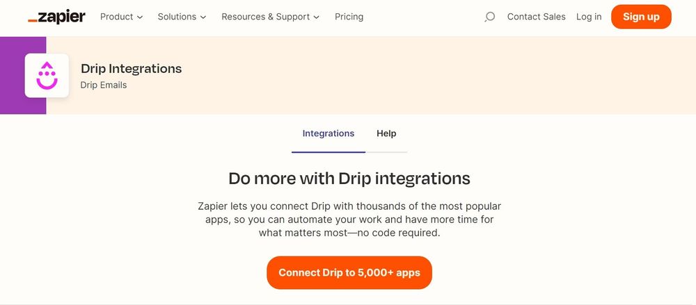 Drip + Zapier