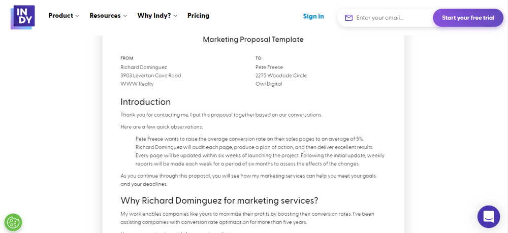 The Only Marketing Proposal Guide You Need For 2024 With Marketing Proposal Templates Indy 2131