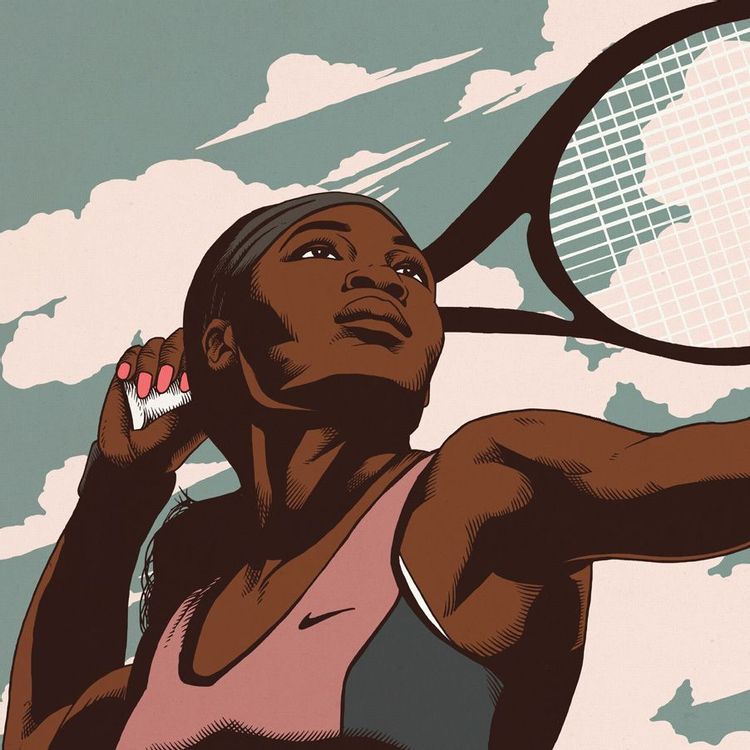 Serena Williams drawing by Arturo Torres