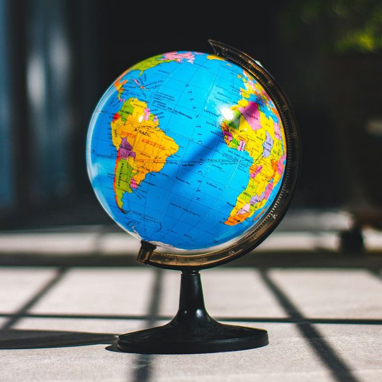 A globe that signifies the changing business and the acceptance of remote teams from all over the world