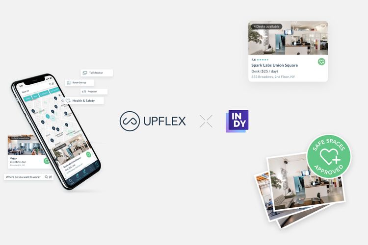 Announcing a special Indy partnership with Upflex that will get you access to on-demand workspaces that set your freelance business free.