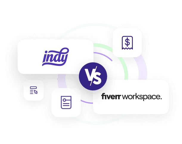 Indy vs. Fiverr Workspace